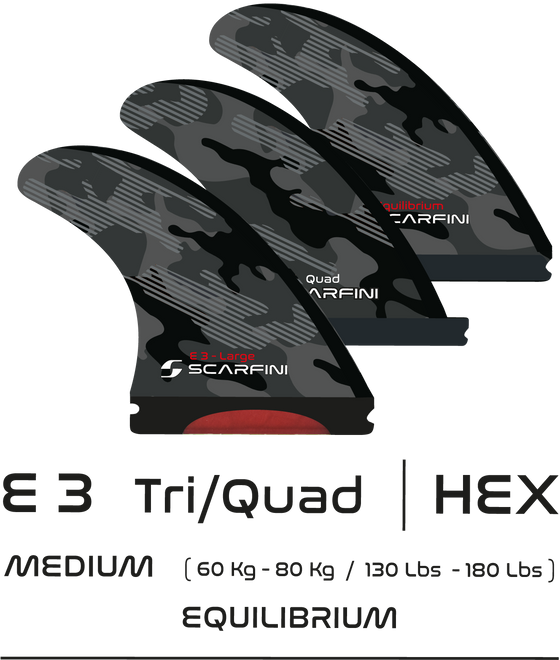 Quad / 5 Fins - Scarfini Fins