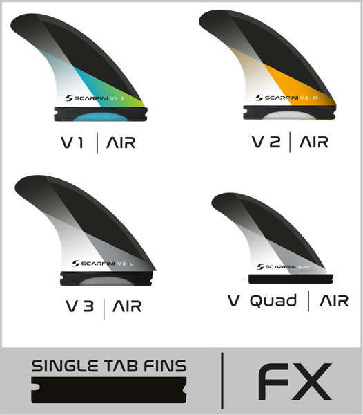 AIR REPLACEMENT FINS - Single tab